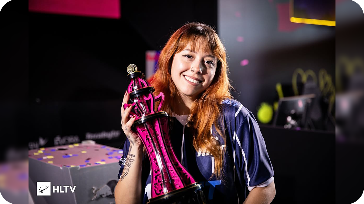 Yungher com troféu